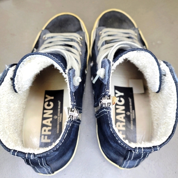 [EUC] Golden Goose Deluxe Brand Francy High-Top Sneaker SIZE 36 in box AUTHENTIC - Picture 7 of 12